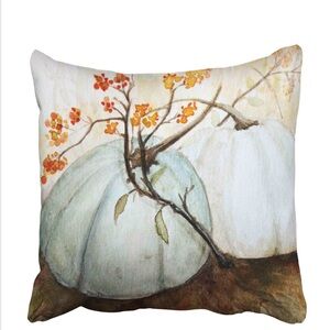 Decorative Pillow Cover with Pumpkin Design